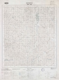 Tranquilla 3200 - 7030 [material cartográfico] : Instituto Geográfico Militar de Chile.