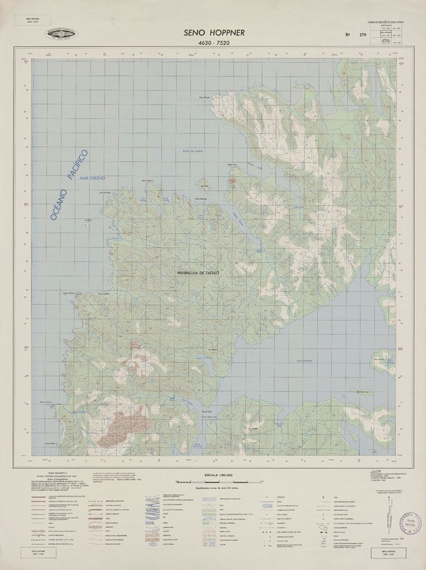 Seno Hoppner 4630 - 7520 [material cartográfico] : Instituto Geográfico Militar de Chile.