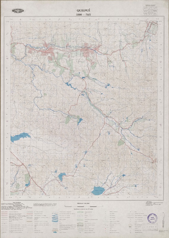 Quilpué 3300 - 7115 [material cartográfico] : Instituto Geográfico Militar de Chile.