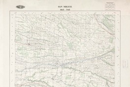 San Miguel 3645 - 7145 [material cartográfico] : Instituto Geográfico Militar de Chile.