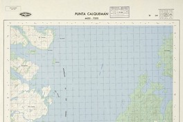 Punta Calquemán 4430 - 7320 [material cartográfico] : Instituto Geográfico Militar de Chile.