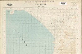 Cruz Grande 2915 - 7115 [material cartográfico] : Instituto Geográfico Militar de Chile.