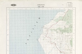 Chanco 3530 - 7230 [material cartográfico] : Instituto Geográfico Militar de Chile.