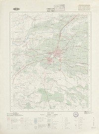 Chillán 3630 - 7200 [material cartográfico] : Instituto Geográfico Militar de Chile.