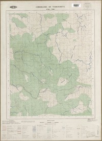 Cordillera de Nahuelbuta 3730 - 7300 [material cartográfico] : Instituto Geográfico Militar de Chile.