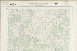 Cordillera de Pemehue 3800 - 7130 [material cartográfico] : Instituto Geográfico Militar de Chile.