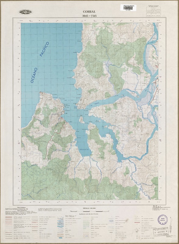 Corral 3945 - 7315 [material cartográfico] : Instituto Geográfico Militar de Chile.