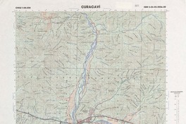 Curacaví 3315 - 7100 [material cartográfico] : Instituto Geográfico Militar de Chile.