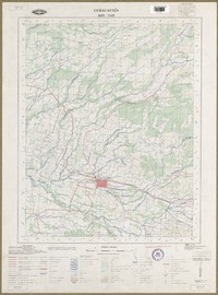 Curacautín 3815 - 7145 [material cartográfico] : Instituto Geográfico Militar de Chile.
