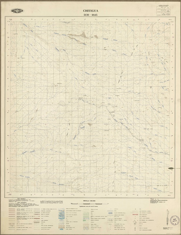 Chitigua 2130 - 6845 [material cartográfico] : Instituto Geográfico Militar de Chile.
