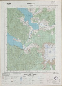Choshuenco 3945 - 7200 [material cartográfico] : Instituto Geográfico Militar de Chile.