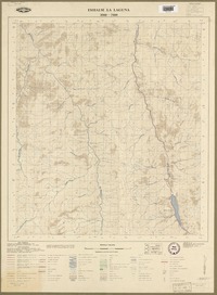 Embalse La Laguna 3000 - 7000 [material cartográfico] : Instituto Geográfico Militar de Chile.