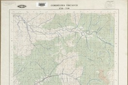 Cordillera Tricauco 3730 - 7130 [material cartográfico] : Instituto Geográfico Militar de Chile.