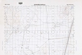 Estación Castilla (27°45'12.07"-70°30'07.01") [material cartográfico] : Instituto Geográfico Militar de Chile.