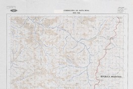 Cordillera de Doña Rosa 3030 - 7010 [material cartográfico] : Instituto Geográfico Militar de Chile.