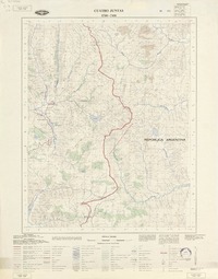 Cuatro Juntas 3700 - 7100 [material cartográfico] : Instituto Geográfico Militar de Chile.