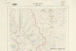 Cuatro Juntas 3700 - 7100 [material cartográfico] : Instituto Geográfico Militar de Chile.