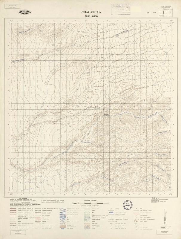 Chacarilla 2030 - 6900 [material cartográfico] : Instituto Geográfico Militar de Chile.
