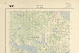 Chadmo 4245 - 7330 [material cartográfico] : Instituto Geográfico Militar de Chile.