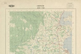 Chonchi 4230 - 7345 [material cartográfico] : Instituto Geográfico Militar de Chile.