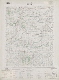 Chufquén 3815 - 7230 [material cartográfico] : Instituto Geográfico Militar de Chile.