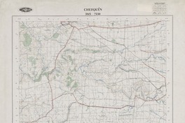 Chufquén 3815 - 7230 [material cartográfico] : Instituto Geográfico Militar de Chile.