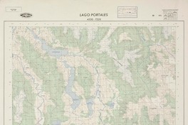 Lago Portales 4530 - 7220 [material cartográfico] : Instituto Geográfico Militar de Chile.