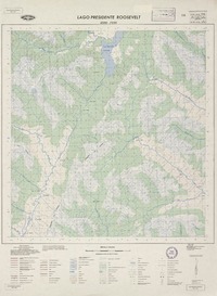 Lago Presidente Roosevelt 4500 - 7220 [material cartográfico] : Instituto Geográfico Militar de Chile.
