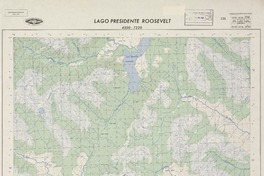 Lago Presidente Roosevelt 4500 - 7220 [material cartográfico] : Instituto Geográfico Militar de Chile.