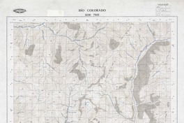 Río Colorado 3230 - 7015 [material cartográfico] : Instituto Geográfico Militar de Chile.