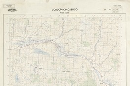 Cordón Chacabuco 4700 - 7200 [material cartográfico] : Instituto Geográfico Militar de Chile.