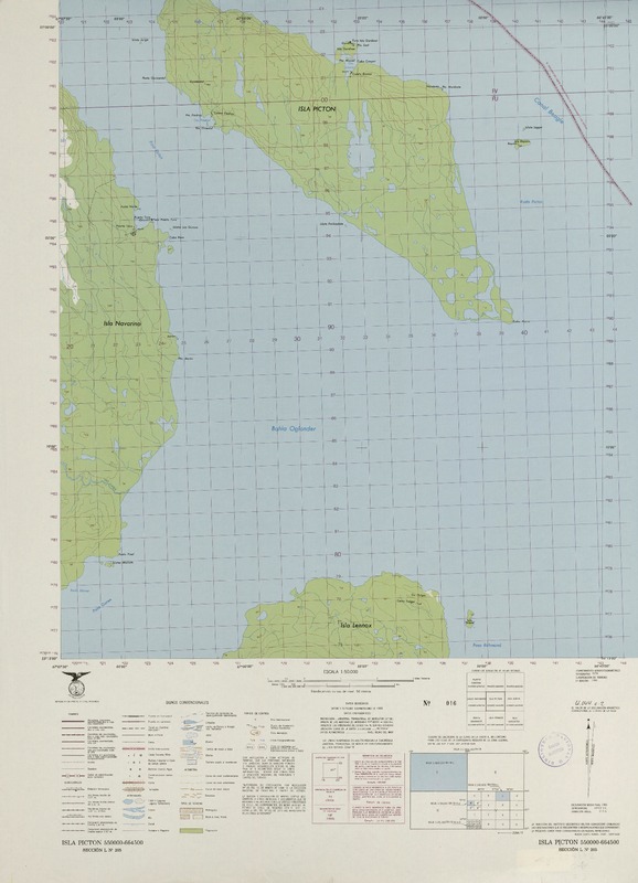 Isla Picton 550000 - 664500 [material cartográfico] : Instituto Geográfico Militar de Chile.