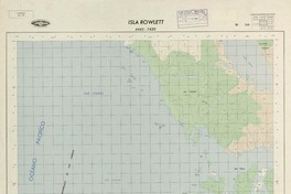 Isla Rowlett 4445 - 7420 [material cartográfico] : Instituto Geográfico Militar de Chile.