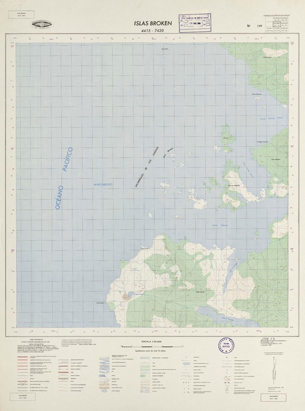 Islas Broken 4415 - 7420 [material cartográfico] : Instituto Geográfico Militar de Chile.