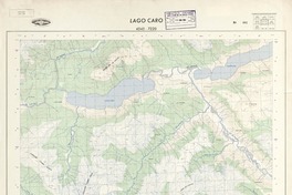 Lago Caro 4545 - 7220 [material cartográfico] : Instituto Geográfico Militar de Chile.
