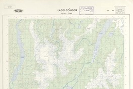 Lago Cóndor 4530 - 7240 [material cartográfico] : Instituto Geográfico Militar de Chile.