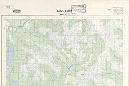 Lago Copa 4445 - 7220 [material cartográfico] : Instituto Geográfico Militar de Chile.