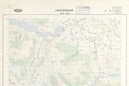 Lago Elizalde 4545 - 7200 [material cartográfico] : Instituto Geográfico Militar de Chile.