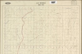 Las Bombas 2600 - 7015 [material cartográfico] : Instituto Geográfico Militar de Chile.
