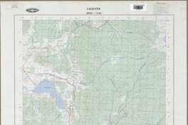 Liquiñe 3930 - 7145 [material cartográfico] : Instituto Geográfico Militar de Chile.