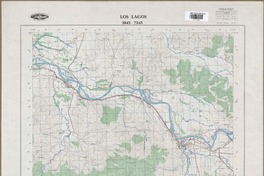 Los Lagos 3945 - 7245 [material cartográfico] : Instituto Geográfico Militar de Chile.