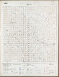Llano San Pedro de Cachiyuyo 2630 - 6945 [material cartográfico] : Instituto Geográfico Militar de Chile.