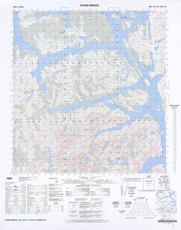 Estero Verdugo  [material cartográfico] Instituto Geográfico Militar.