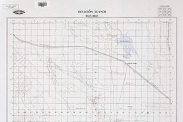 Estación Llanos 2345 - 6945 [material cartográfico] : Instituto Geográfico Militar de Chile.