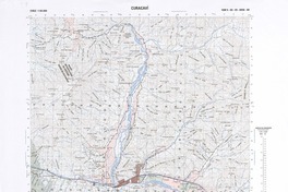 Curacaví (33° 15' - 71° 00'')  [material cartográfico] preparado y publicado por el Instituto Geográfico Militar.