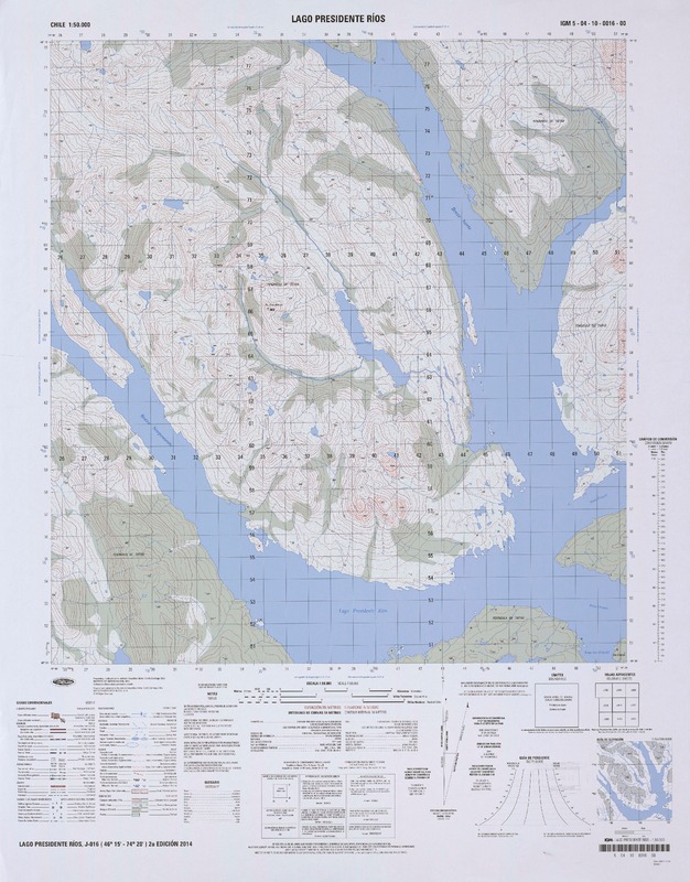 Lago Presidente Ríos  [material cartográfico] Instituto Geográfico Militar.