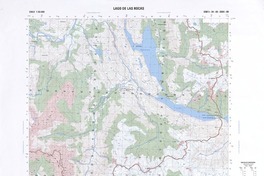 Lago de las Rocas (42° 00' - 71° 43')  [material cartográfico] Instituto Geográfico Militar de Chile.
