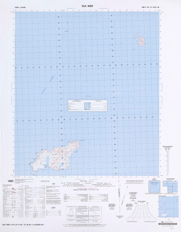 Isla Noir  [material cartográfico] Instituto Geográfico Militar.