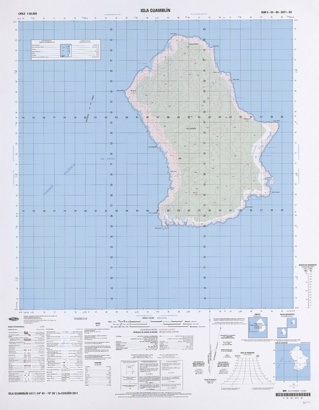 Isla Guamblín  [material cartográfico] Instituto Geográfico Militar.