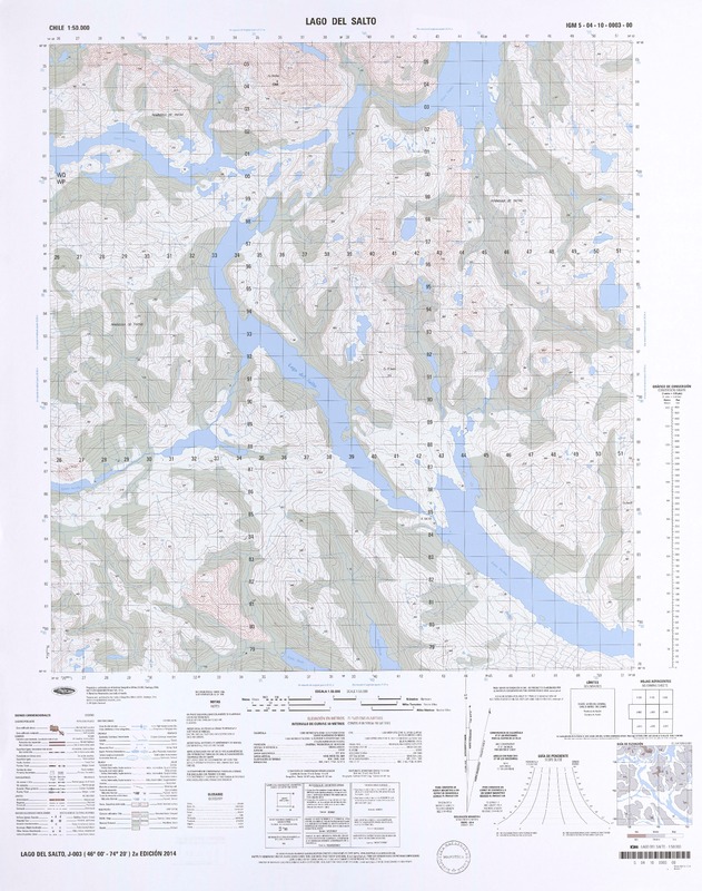 Lago del Salto  [material cartográfico] Instituto Geográfico Militar.